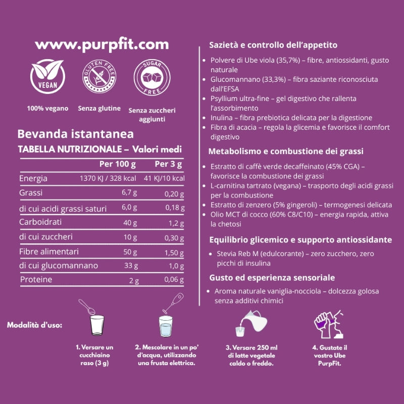PURPFIT® - Ube Dimagrante, Energia ed Equilibrio